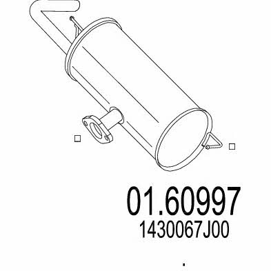 Mts 01.60997 End Silencer 0160997: Buy near me in Poland at 2407.PL - Good price!