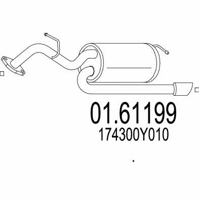Mts 01.61199 End Silencer 0161199: Buy near me in Poland at 2407.PL - Good price!