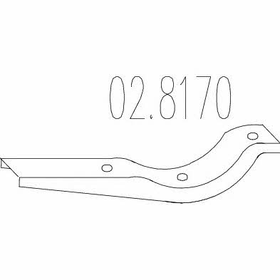 Mts 02.8170 Wspornik mocowania układu wydechowego 028170: Dobra cena w Polsce na 2407.PL - Kup Teraz!