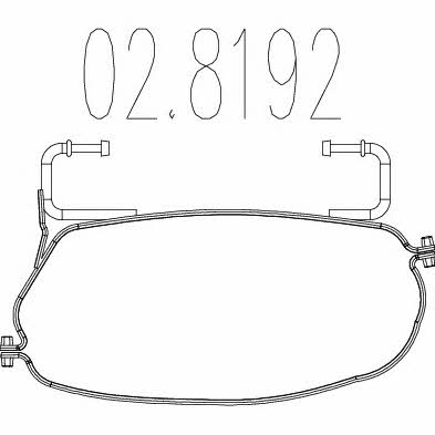 Mts 02.8192 Exhaust clamp 028192: Buy near me in Poland at 2407.PL - Good price!