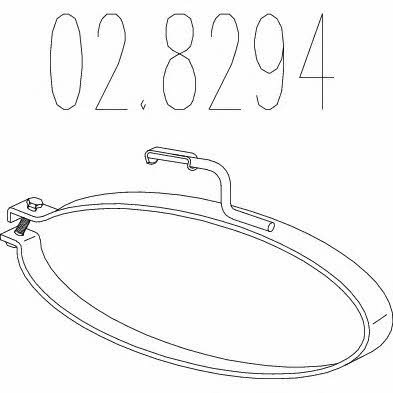 Mts 02.8294 Exhaust clamp 028294: Buy near me in Poland at 2407.PL - Good price!