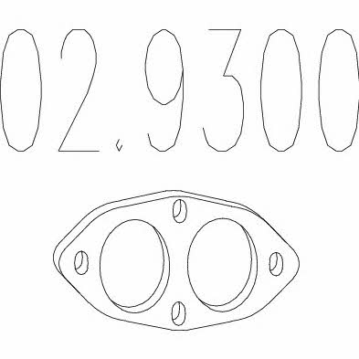 MTS 02.9300 Auspuffdichtung 029300: Kaufen Sie zu einem guten Preis in Polen bei 2407.PL!