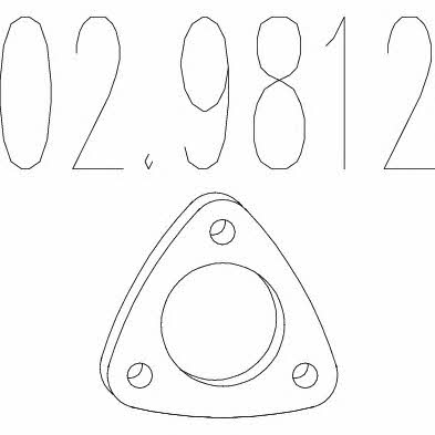 Mts 02.9812 Uszczelka rury wydechowej 029812: Atrakcyjna cena w Polsce na 2407.PL - Zamów teraz!