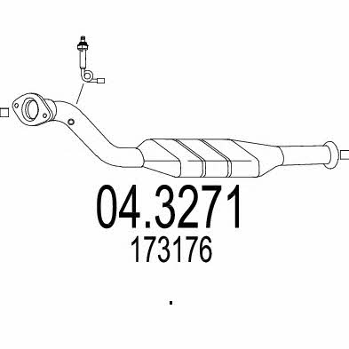 Mts 04.3271 Catalytic Converter 043271: Buy near me in Poland at 2407.PL - Good price!