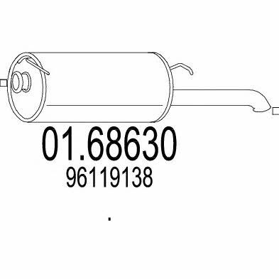 MTS 01.68630 Endschalldämpfer 0168630: Kaufen Sie zu einem guten Preis in Polen bei 2407.PL!