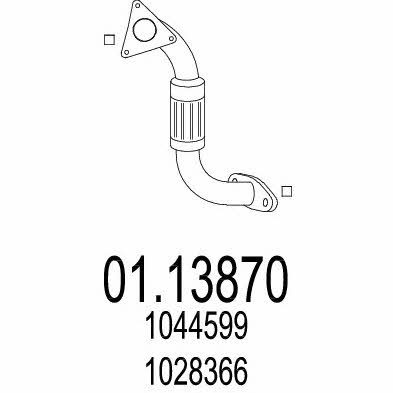 Mts 01.13870 Rura wydechowa 0113870: Dobra cena w Polsce na 2407.PL - Kup Teraz!