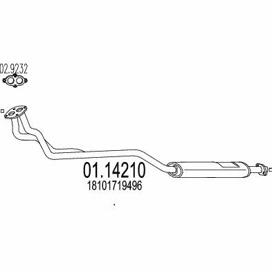 Mts 01.14210 Rura wydechowa 0114210: Dobra cena w Polsce na 2407.PL - Kup Teraz!