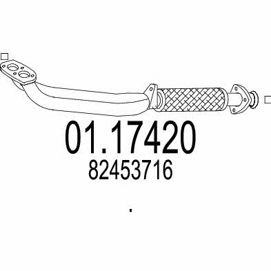 Mts 01.17420 Rura wydechowa 0117420: Dobra cena w Polsce na 2407.PL - Kup Teraz!