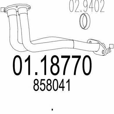 Mts 01.18770 Rura wydechowa 0118770: Dobra cena w Polsce na 2407.PL - Kup Teraz!