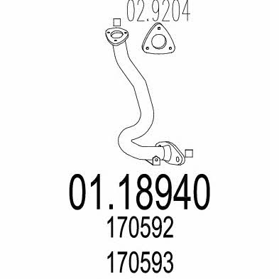 Mts 01.18940 Rura wydechowa 0118940: Dobra cena w Polsce na 2407.PL - Kup Teraz!