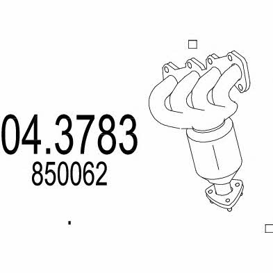 Mts 04.3783 Catalytic Converter 043783: Buy near me at 2407.PL in Poland at an Affordable price!