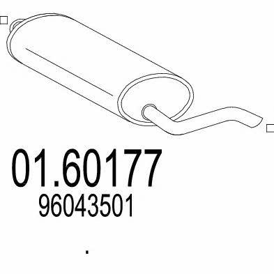 Mts 01.60177 End Silencer 0160177: Buy near me in Poland at 2407.PL - Good price!