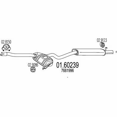 Mts 01.60239 End Silencer 0160239: Buy near me in Poland at 2407.PL - Good price!