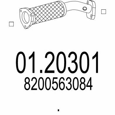 Mts 01.20301 Exhaust pipe 0120301: Buy near me in Poland at 2407.PL - Good price!