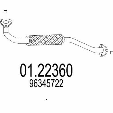 Mts 01.22360 Exhaust pipe 0122360: Buy near me in Poland at 2407.PL - Good price!