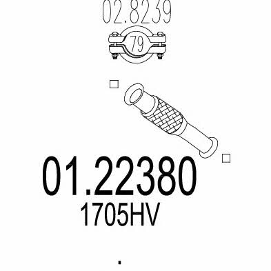 Mts 01.22380 Rura wydechowa 0122380: Dobra cena w Polsce na 2407.PL - Kup Teraz!