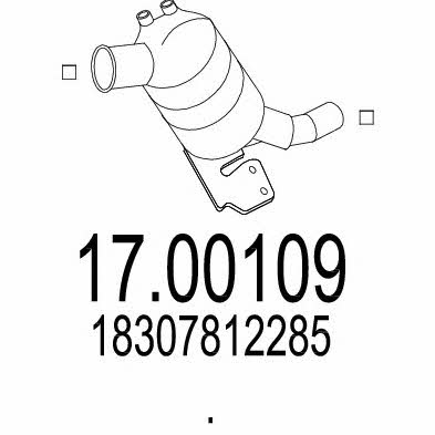 Mts 17.00109 Filtr cząstek stałych DPF 1700109: Dobra cena w Polsce na 2407.PL - Kup Teraz!