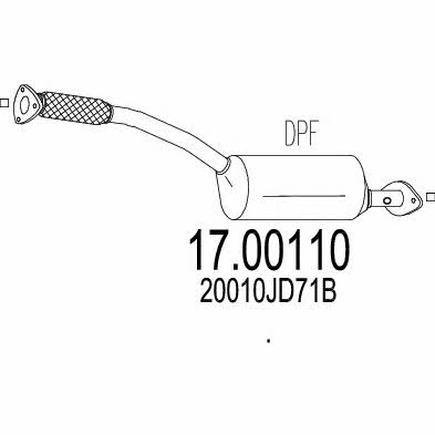 Mts 17.00110 Filtr cząstek stałych DPF 1700110: Dobra cena w Polsce na 2407.PL - Kup Teraz!