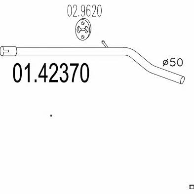 Mts 01.42370 Rura wydechowa 0142370: Dobra cena w Polsce na 2407.PL - Kup Teraz!