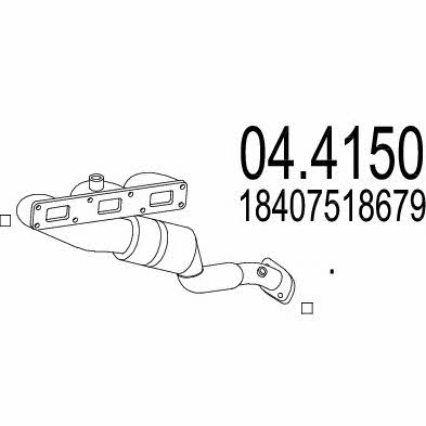 Mts 04.4150 Catalytic Converter 044150: Buy near me in Poland at 2407.PL - Good price!