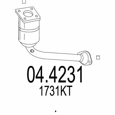 Mts 04.4231 Katalizator 044231: Dobra cena w Polsce na 2407.PL - Kup Teraz!