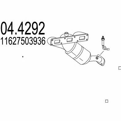 Mts 04.4292 Katalizator 044292: Dobra cena w Polsce na 2407.PL - Kup Teraz!