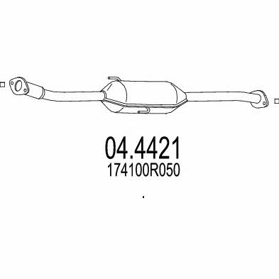 Mts 04.4421 Katalizator 044421: Dobra cena w Polsce na 2407.PL - Kup Teraz!