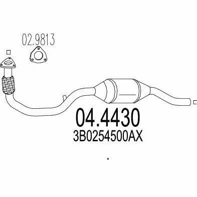 Mts 04.4430 Каталізатор 044430: Приваблива ціна - Купити у Польщі на 2407.PL!