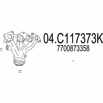 Mts 04.C117373K Rura wydechowa 04C117373K: Dobra cena w Polsce na 2407.PL - Kup Teraz!