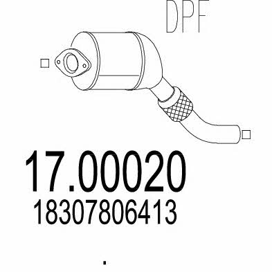 Mts 17.00020 Filtr cząstek stałych DPF 1700020: Dobra cena w Polsce na 2407.PL - Kup Teraz!