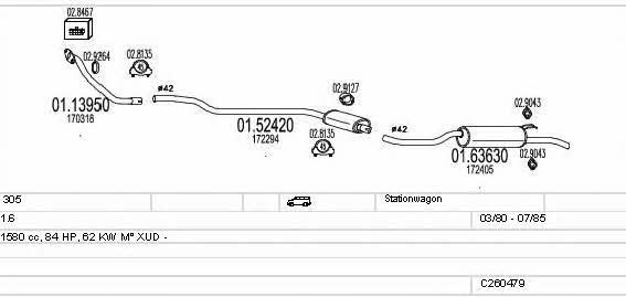  C260479007453 Układ wydechowy C260479007453: Dobra cena w Polsce na 2407.PL - Kup Teraz!