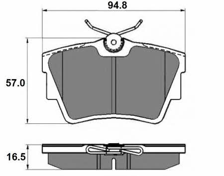 National NP2023 Brake Pad Set, disc brake NP2023: Buy near me in Poland at 2407.PL - Good price!