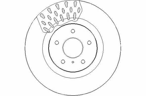 National NBD1559 Front brake disc ventilated NBD1559: Buy near me in Poland at 2407.PL - Good price!