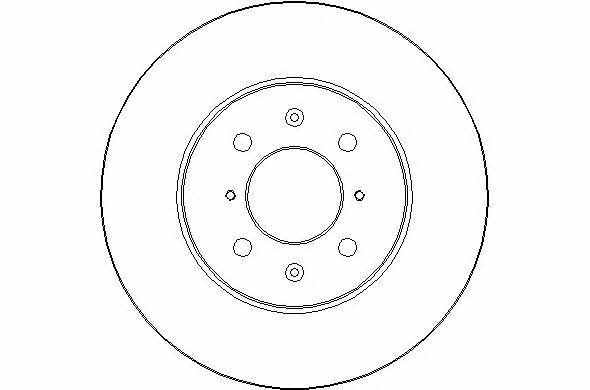 National NBD1615 Front brake disc ventilated NBD1615: Buy near me in Poland at 2407.PL - Good price!