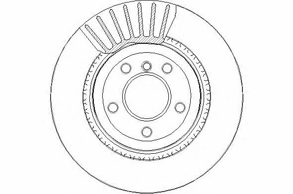 National NBD1826 Rear ventilated brake disc NBD1826: Buy near me in Poland at 2407.PL - Good price!