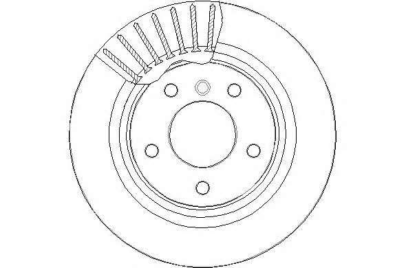 National NBD1840 Rear ventilated brake disc NBD1840: Buy near me in Poland at 2407.PL - Good price!