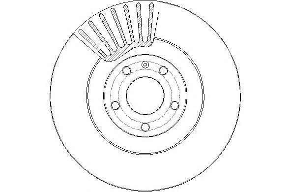 National NBD1665 Front brake disc ventilated NBD1665: Buy near me in Poland at 2407.PL - Good price!