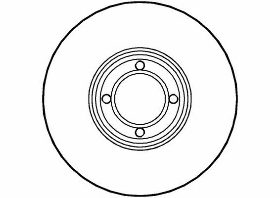 National NBD018 Тормозной диск передний вентилируемый NBD018: Отличная цена - Купить в Польше на 2407.PL!