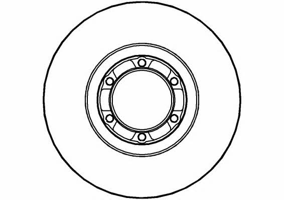 National NBD082 Диск гальмівний передній вентильований NBD082: Приваблива ціна - Купити у Польщі на 2407.PL!