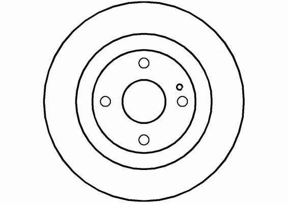 National NBD1006 Диск гальмівний задній невентильований NBD1006: Приваблива ціна - Купити у Польщі на 2407.PL!