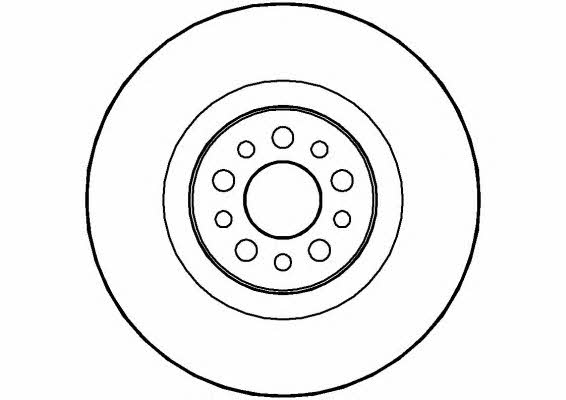 National NBD1300 Front brake disc ventilated NBD1300: Buy near me in Poland at 2407.PL - Good price!