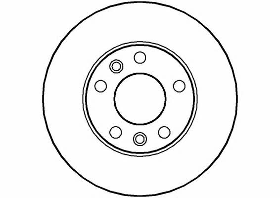 National NBD480 Rear brake disc, non-ventilated NBD480: Buy near me in Poland at 2407.PL - Good price!