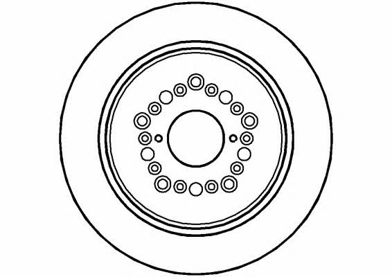 National NBD564 Диск гальмівний задній вентильований NBD564: Приваблива ціна - Купити у Польщі на 2407.PL!