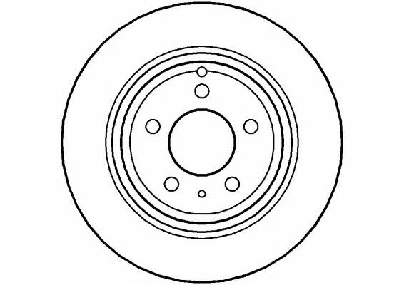 National NBD591 Тормозной диск задний невентилируемый NBD591: Отличная цена - Купить в Польше на 2407.PL!