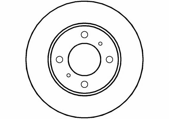 National NBD674 Front brake disc ventilated NBD674: Buy near me in Poland at 2407.PL - Good price!