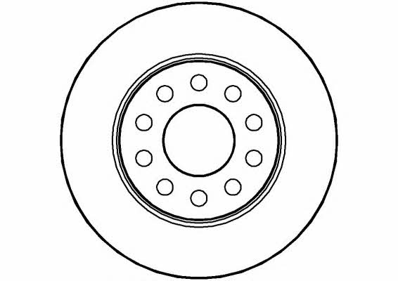 National NBD711 Rear ventilated brake disc NBD711: Buy near me in Poland at 2407.PL - Good price!