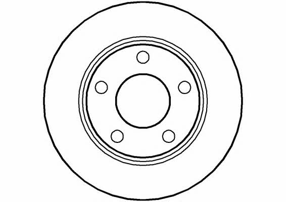 National NBD991 Диск гальмівний задній невентильований NBD991: Приваблива ціна - Купити у Польщі на 2407.PL!