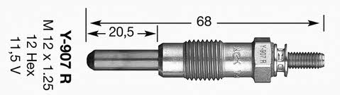 NGK 4479 Свеча накаливания 4479: Отличная цена - Купить в Польше на 2407.PL!