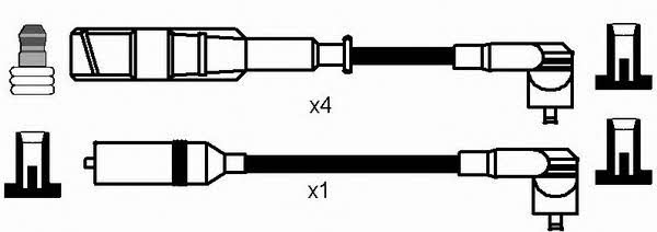 NGK 0515 Ignition cable kit 0515: Buy near me in Poland at 2407.PL - Good price!