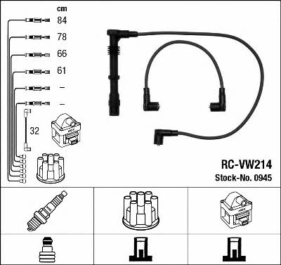 NGK 0945 Zündkabel kit 0945: Kaufen Sie zu einem guten Preis in Polen bei 2407.PL!